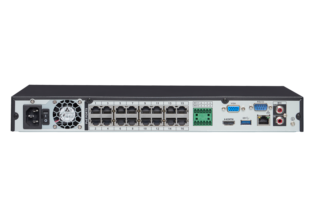 4K Ultra HD IP Camera System with 16 Active Deterrence Security Cameras, 130ft Night Vision