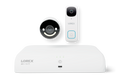 Lorex Wireless Fusion - NVR 4K+ avec sonnette filaire 2K et caméra Wi-Fi 6 avec éclairage de sécurité intelligent 4K