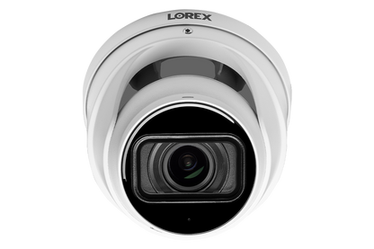 Lorex 4K IP Wired Dome Security Camera with Motorized Varifocal Lens, Real-Time 30FPS Recording and Listen-In Audio