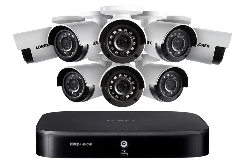 1080p HD 16-Channel Security System with Eight 1080p HD Outdoor Cameras, Advanced Motion Detection and Smart Home Voice Control
