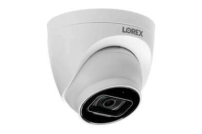 Lorex 4K (32 Camera Capable) 8TB Wired NVR System with IP Dome Cameras Featuring Listen-In Audio