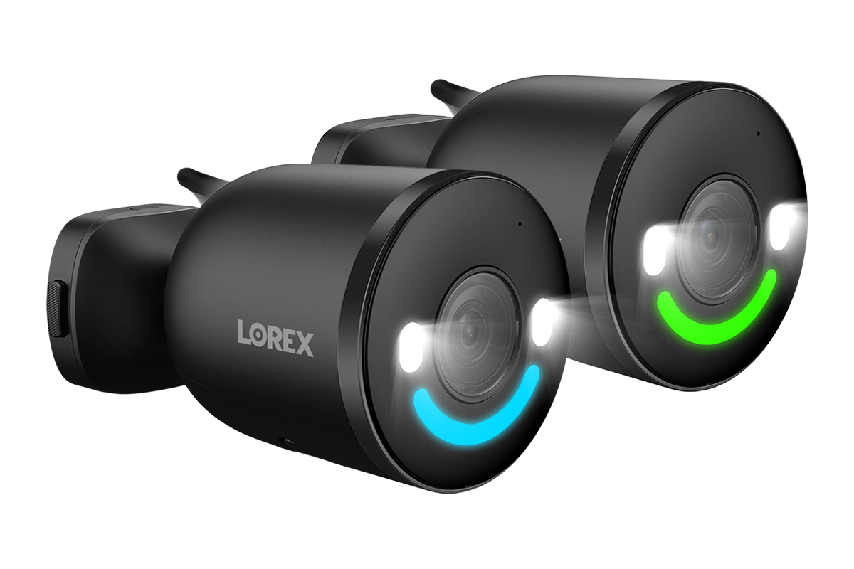 Caméra de sécurité Lorex 4K Spotlight Wi-Fi 6 pour intérieur/extérieur avec éclairage intelligent (32 Go, compatible cloud) 