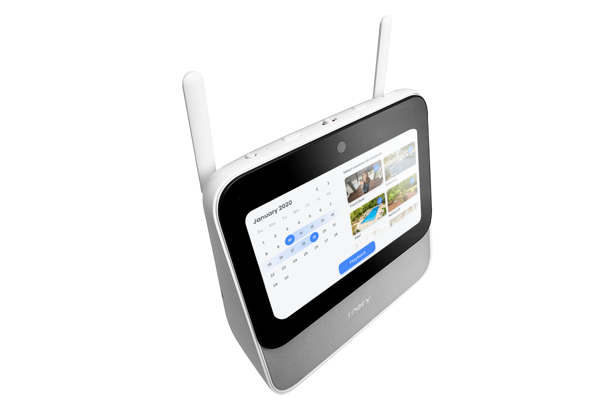 Lorex Smart Home Security Center with 2K Wire-Free, Battery-operated Security Cameras and Range Extender (4-Cameras)