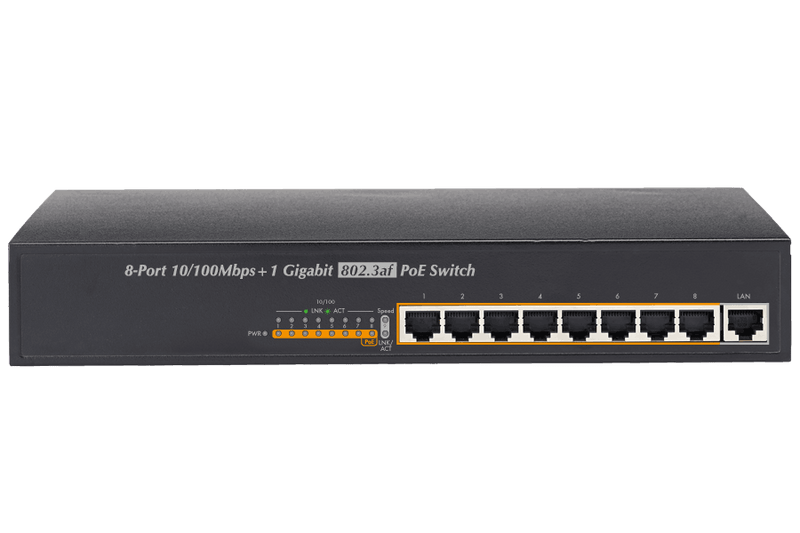 8-Channel PoE Switch