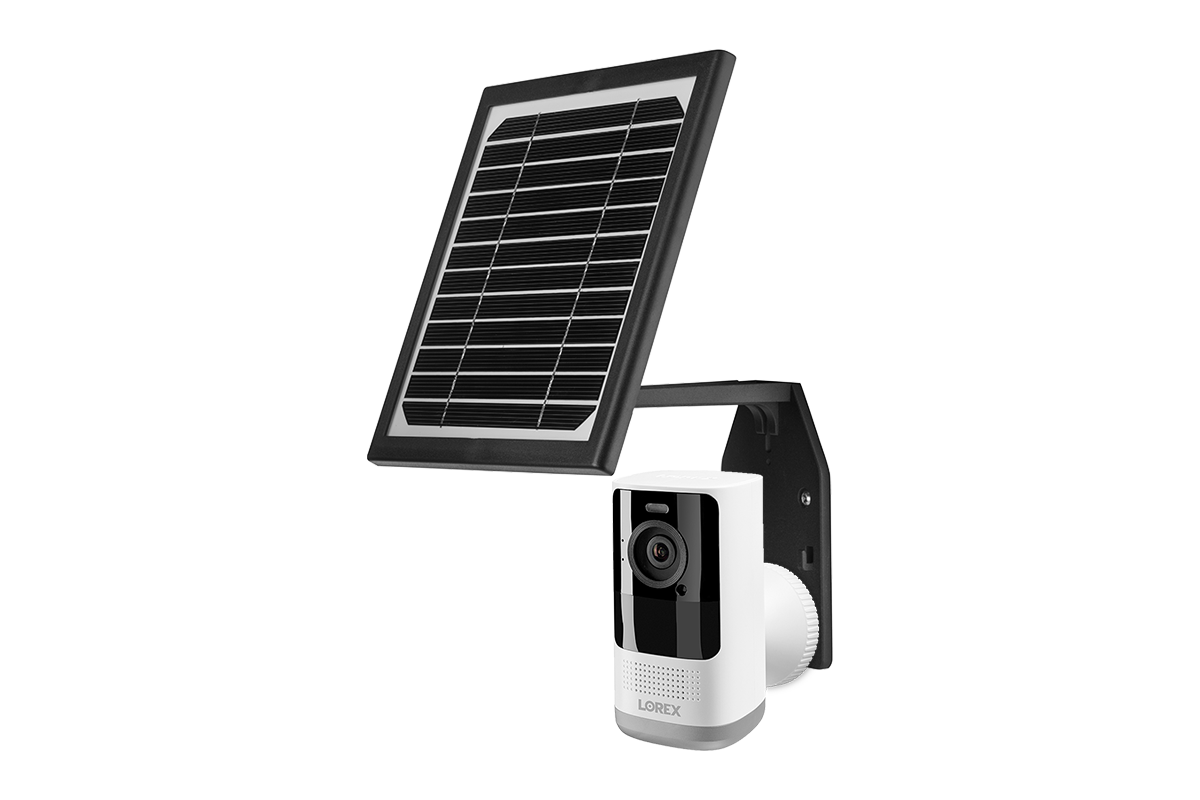 Lorex 2K Spotlight Indoor/Outdoor Battery Security Camera with Solar Panel