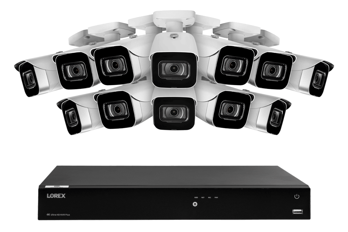 16-Channel Fusion NVR System with 4K (8MP) IP Cameras