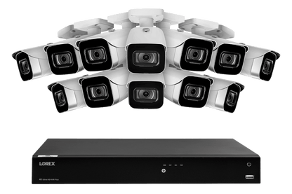 16-Channel Fusion NVR System with 4K (8MP) IP Cameras