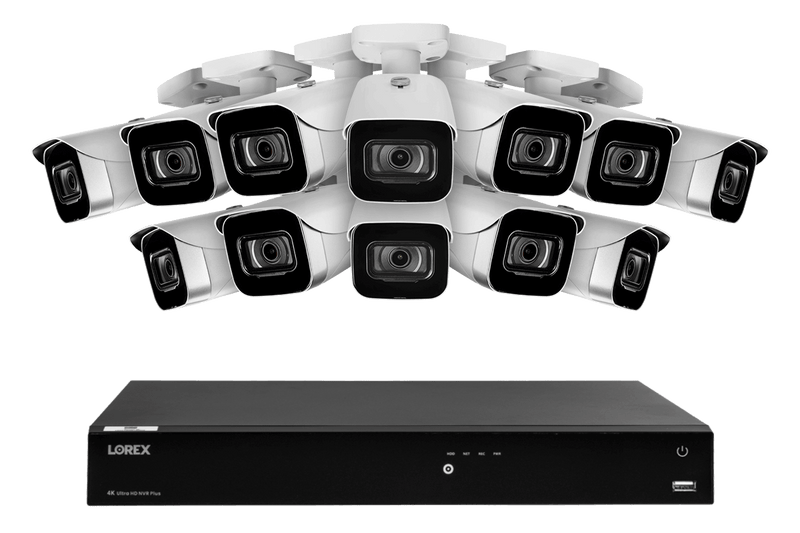 16-Channel Fusion NVR System with 4K (8MP) IP Cameras