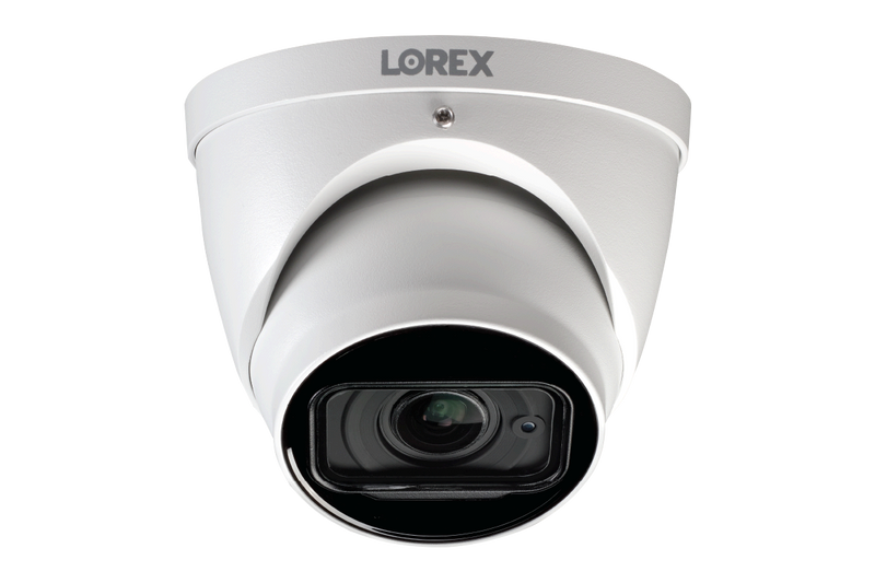 4K Ultra HD Home Security System with Eight Motorized 4x Optical Zoom Lens Security Cameras