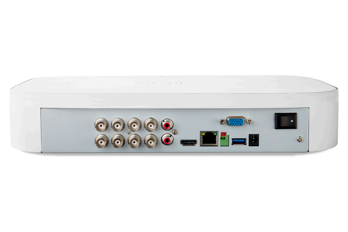 Lorex 4K 8-Channel 2TB Wired DVR System with Active Deterrence Bullet Cameras