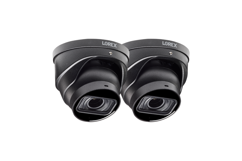 Lorex 4K Nocturnal 4 Series IP Wired Dome Camera with Motorized Varifocal Lens and Listen-In Audio