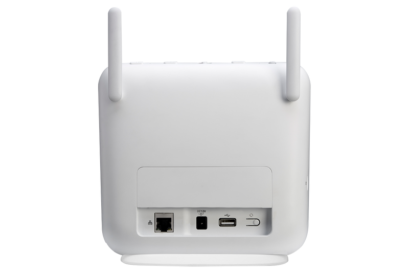 Lorex Smart Home Security Center with Two 2K Battery Operated-Cameras, Range Extender and Solar Panels