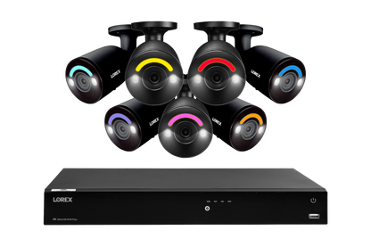 Système NVR filaire Lorex Fusion 4K 4 To (16 caméras filaires ou Wi-Fi) avec sept caméras IP Bullet H14 - Amazon