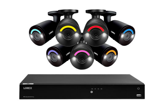 Lorex Fusion 4K 16 Camera Capable (16 Wired or Wi-Fi) 4TB Wired NVR System with Seven H14 IP Bullet Cameras - Amazon