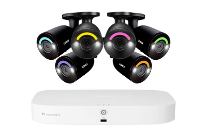 Lorex Fusion 4K 16 Camera Capable (8 Wired and 8 Wi-Fi) 2TB Wired NVR System with Bullet AI PoE Cameras Featuring Smart Security Lighting - 6