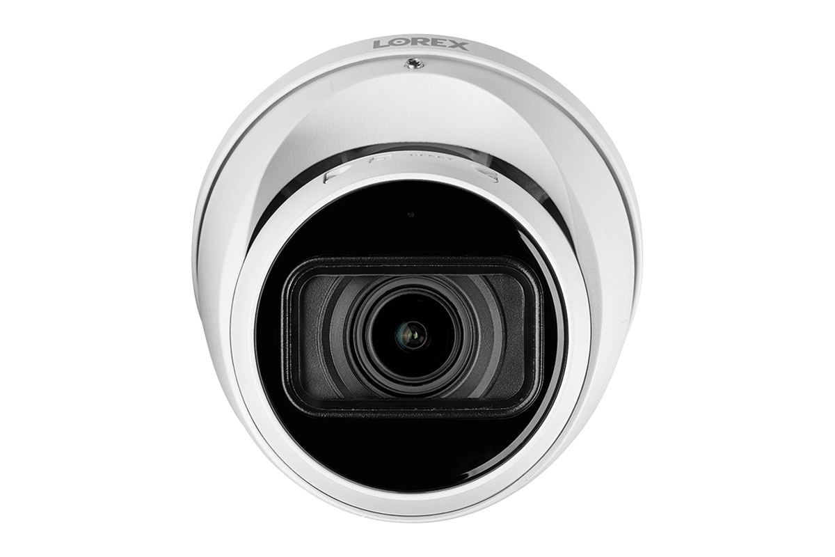 Lorex 4K (16 Camera Capable) 4TB Wired NVR System with Nocturnal 3 Smart IP Dome Cameras with Listen-in Audio and Motorized Varifocal Lenses