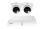 Lorex Fusion Series 4K+ 16 Channel (8 Wired + 8 Fusion Wi-Fi) 2TB Wired System with H13 Wired 4K IP Dome Cameras