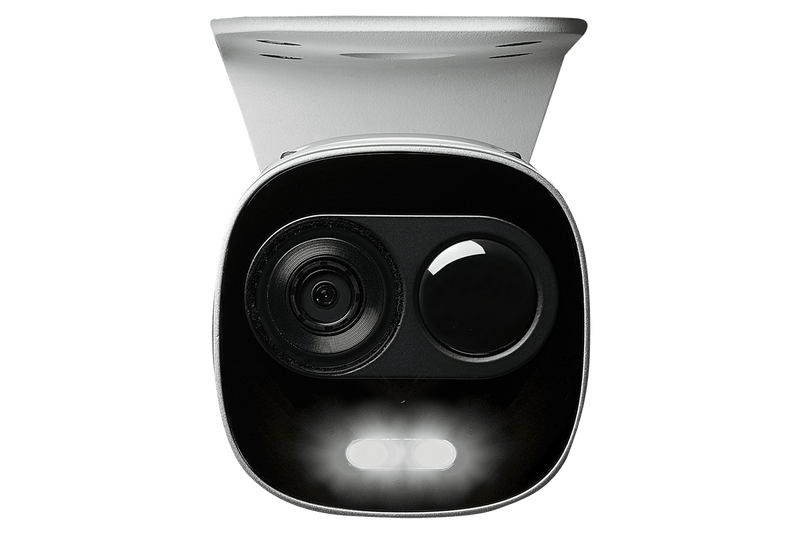 4K Ultra HD IP Camera System with 6 Active Deterrence Security Cameras, 130ft Night Vision