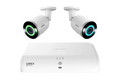 Lorex Fusion Series 4K+ 16 Channel (8 Wired + 8 Fusion Wi-Fi) 2TB Wired System with H16 Wired 4K IP Bullet Cameras
