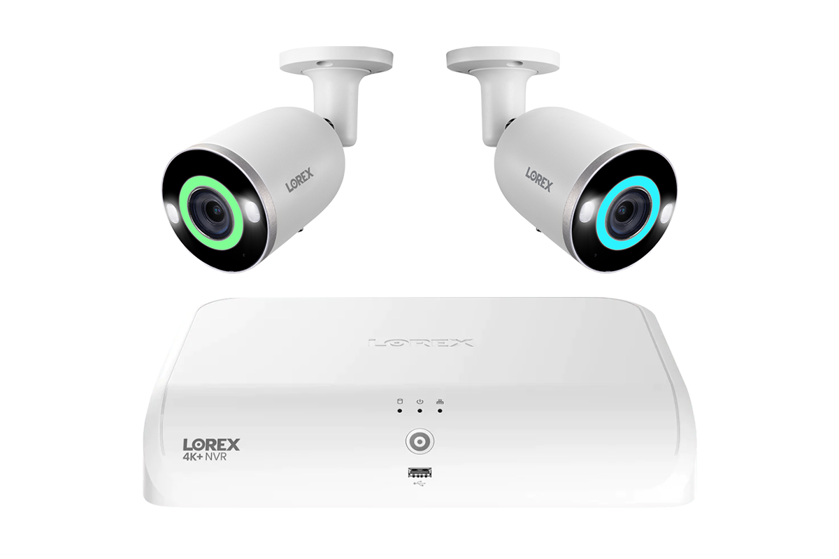 Lorex Fusion Series 4K 16 Camera Capable (8 Wired + 8 Fusion Wi-Fi) 2TB Wired System with H16 IP Bullet Cameras