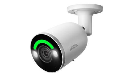 Lorex Fusion 4K 16 Camera Capable (8 Wired + 8 Fusion Wi-Fi) 2TB Wired NVR System with 4 Bullet Cameras Featuring Smart Security Lighting