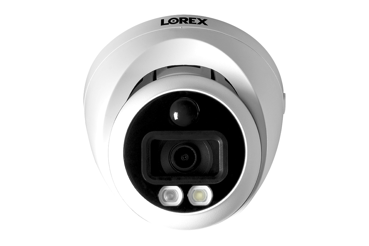 Lorex 4K 8-Channel Wired DVR System with 8 Active Deterrence Dome Security Camera