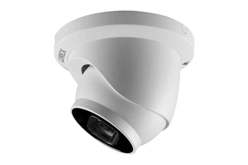 Aurora Series A20 4K IP Wired Dome Security Camera with Listen-In Audio and Smart Motion Detection