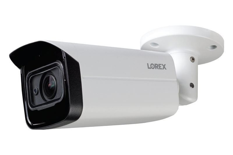 4K Ultra HD Home Surveillance System with 6 Motorized Varifocal 4x Optical Zoom Lens Security Cameras
