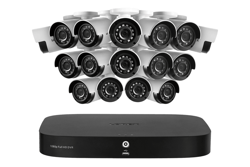Lorex 1080p 16-channel 2TB Wired DVR System with 16 Cameras
