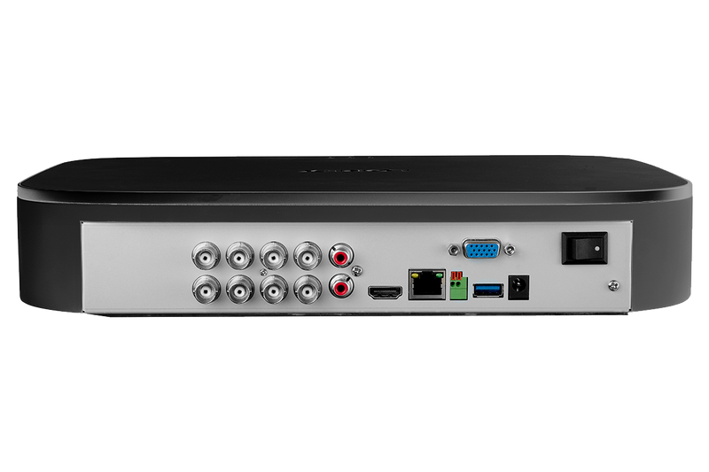 Lorex 4K 2TB Wired Security System with 6 Active Deterrence Cameras Control