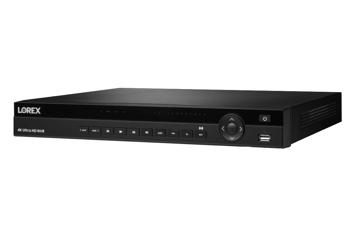 Lorex 4K (32 Camera Capable) Pro Series 8TB NVR with 16 Channel PoE Switch