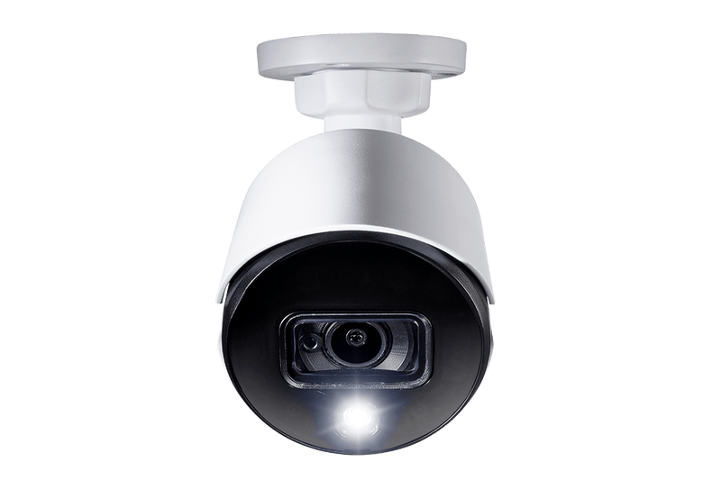 4K 8-channel 2TB Wired DVR System with Active Deterrence Cameras