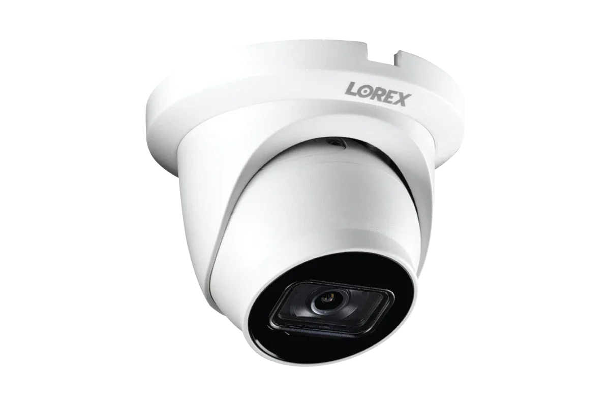 Lorex 4K 16-Camera Capable (Wired or Fusion Wi-Fi) 4TB Wired NVR System with IP Dome Cameras featuring Listen-In Audio