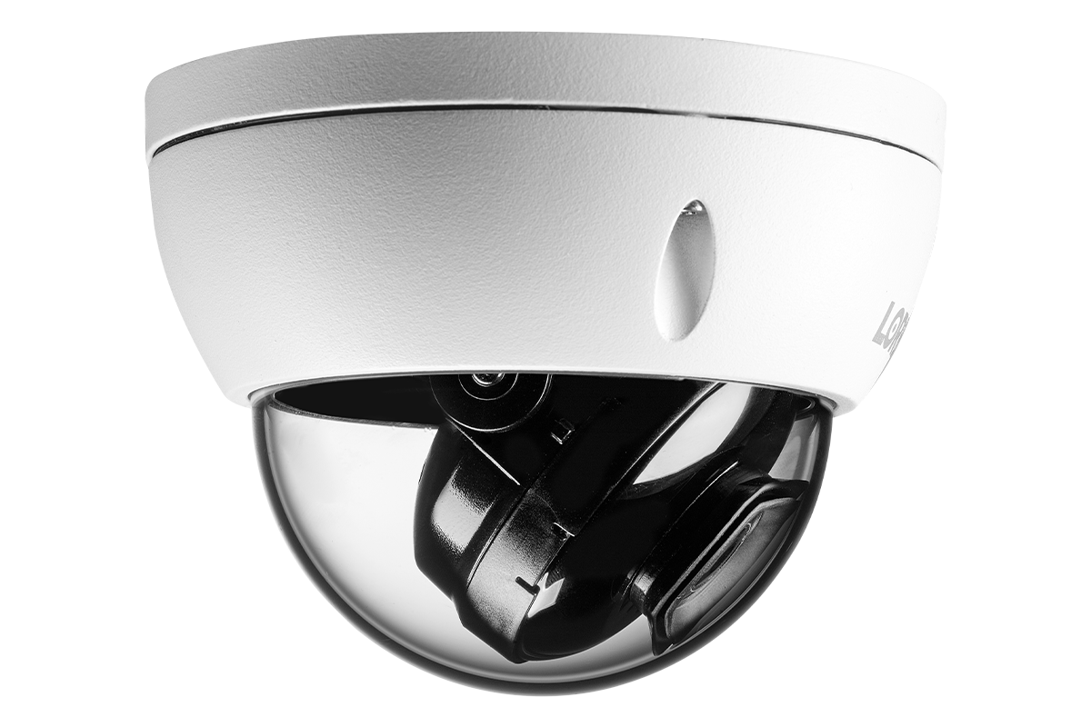 Lorex A10 IP Wired Dome Security Camera with Listen-In Audio and IK10 Vandal Proof Rating