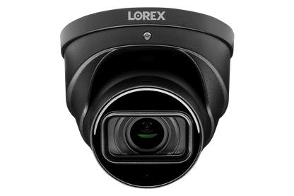Lorex 4K IP Wired Dome Security Camera with Motorized Varifocal Lens, Real-Time 30FPS Recording and Listen-In Audio