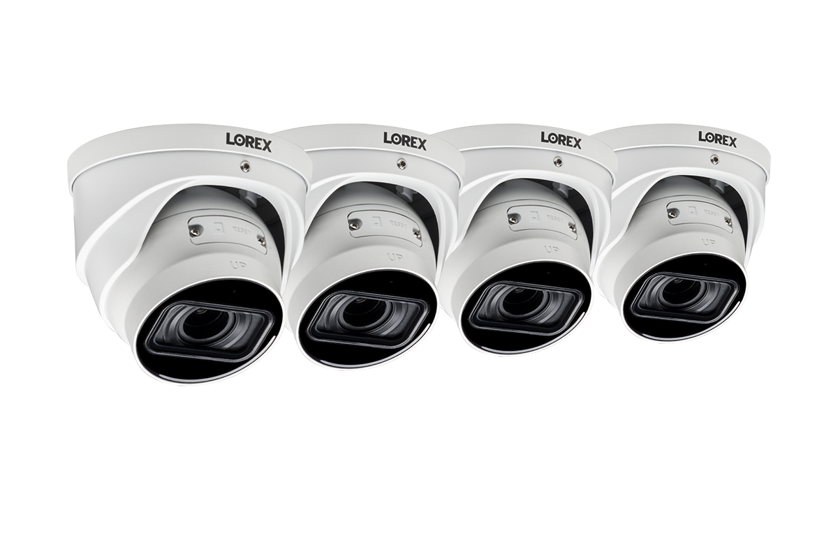 Lorex 4K Nocturnal 4 Series IP Wired Dome Camera with Motorized Varifocal Lens and Listen-In Audio