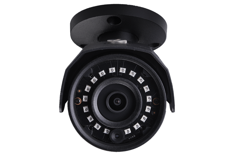 4MP Outdoor Metal Camera with 150FT Color Night Vision, HEVC, Black