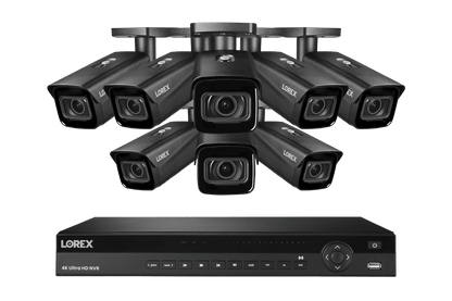 Lorex 4K (16 Camera Capable) 4TB Wired NVR System with Nocturnal 3 Smart IP Bullet Cameras with Motorized Varifocal Lens - Black 8