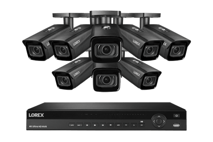 Lorex 4K (16 Camera Capable) 4TB Wired NVR System with Nocturnal 3 Smart IP Bullet Cameras with Motorized Varifocal Lens - Black 8