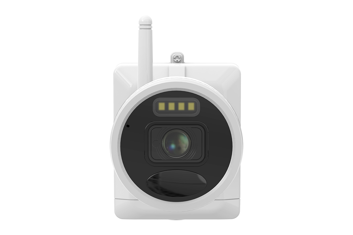Lorex 2K Wire-Free System with 4 Battery-Operated Active Deterrence Cameras and Person Detection - Open Box