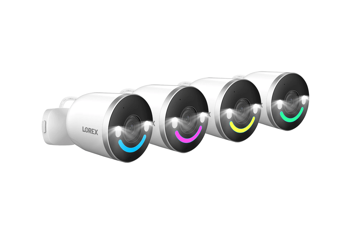 Lorex 4K Spotlight Indoor/Outdoor Wi-Fi 6 Security Camera with Smart Security Lighting