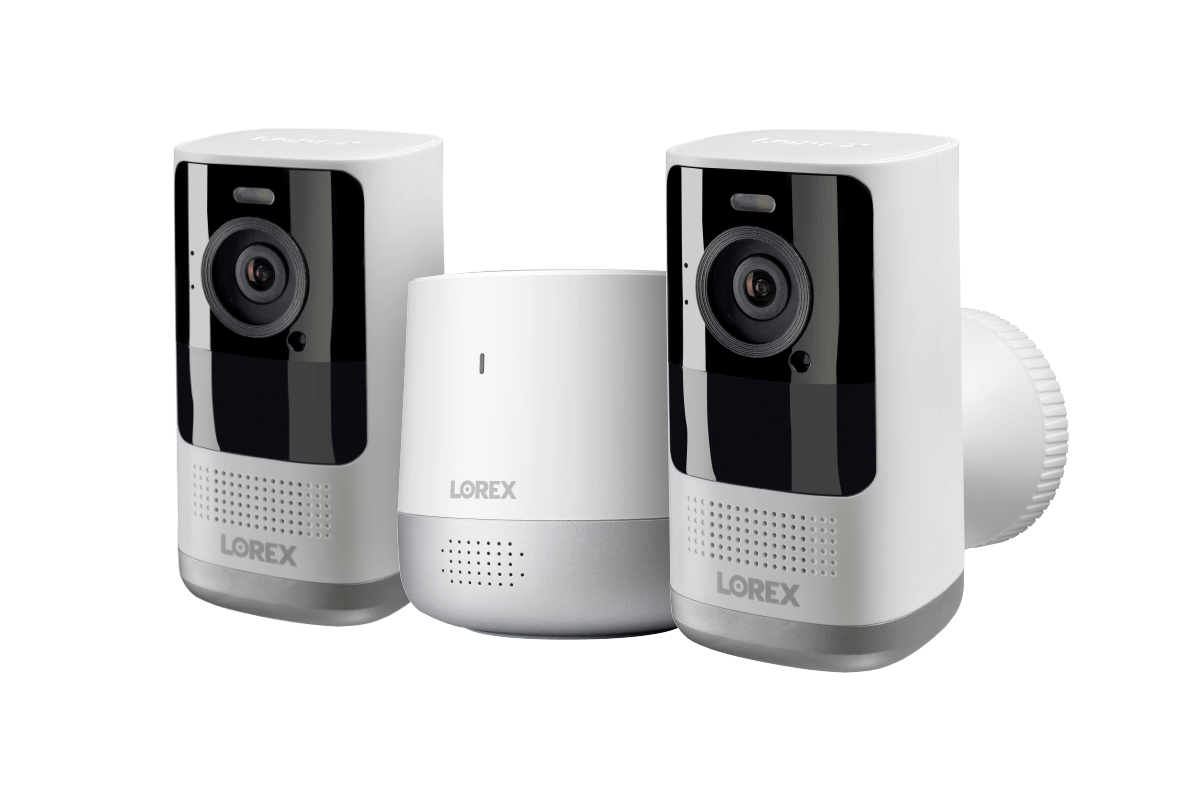Lorex 2K Wire-Free, Battery-Operated Security System with 2 Cameras - Open Box