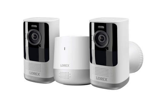 Lorex 2K Wire-Free, Battery-Operated Security System with 2 Cameras - Open Box