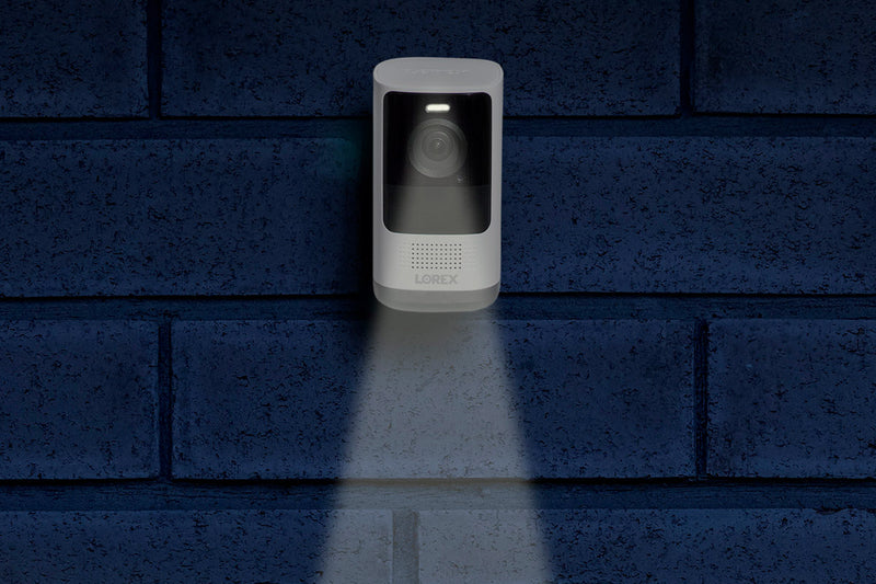 Lorex Smart Home Security Center with 2K Battery Operated Cameras and Range Extender