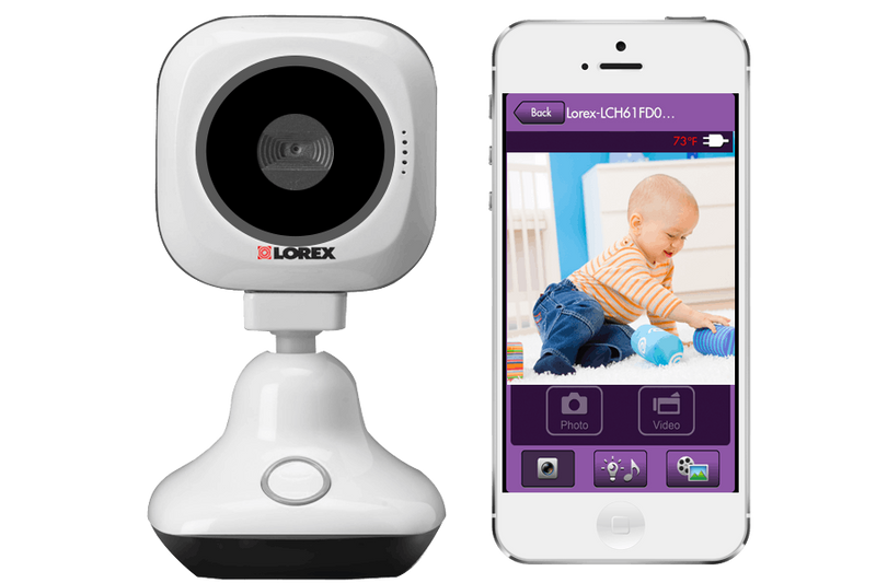 HD WiFi security camera with remote viewing