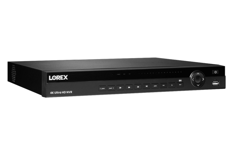 Lorex 4K (32 Camera Capable) Pro Series 8TB NVR with 16 Channel PoE Switch