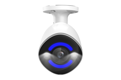 Lorex 4K Smart Security Lighting Deterrence Bullet AI PoE IP Wired Cameras