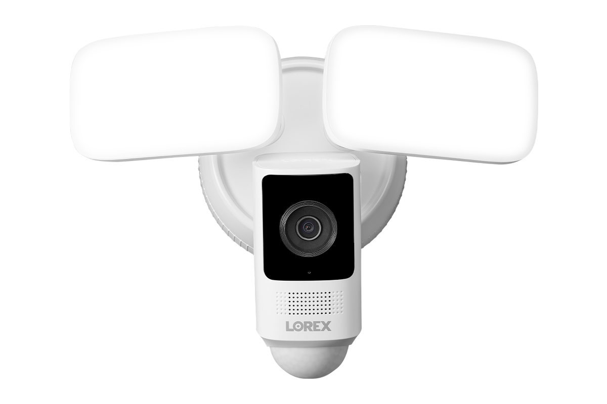 Lorex 2K Wi-Fi Floodlight Security Camera (32GB, Cloud-Enabled)