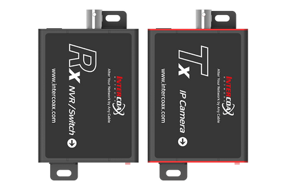 Long Range Ethernet over Coaxial Converter  with POE Extender Capability (4000ft end-to-end)