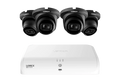 Système filaire Lorex Fusion Series 4K+ 16 canaux (8 filaires + 8 Fusion Wi-Fi) 2 To avec caméras dôme IP filaires 4K A14